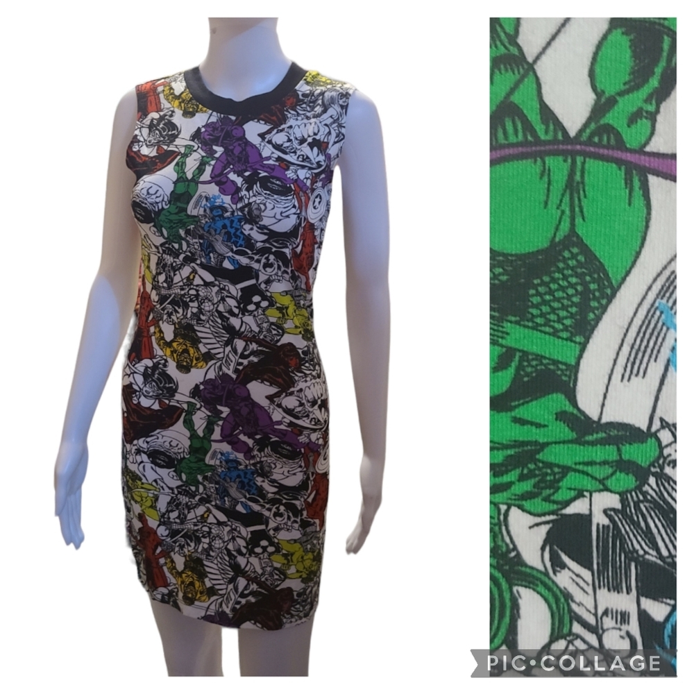 Marvel Multicolor Graphic Dress
